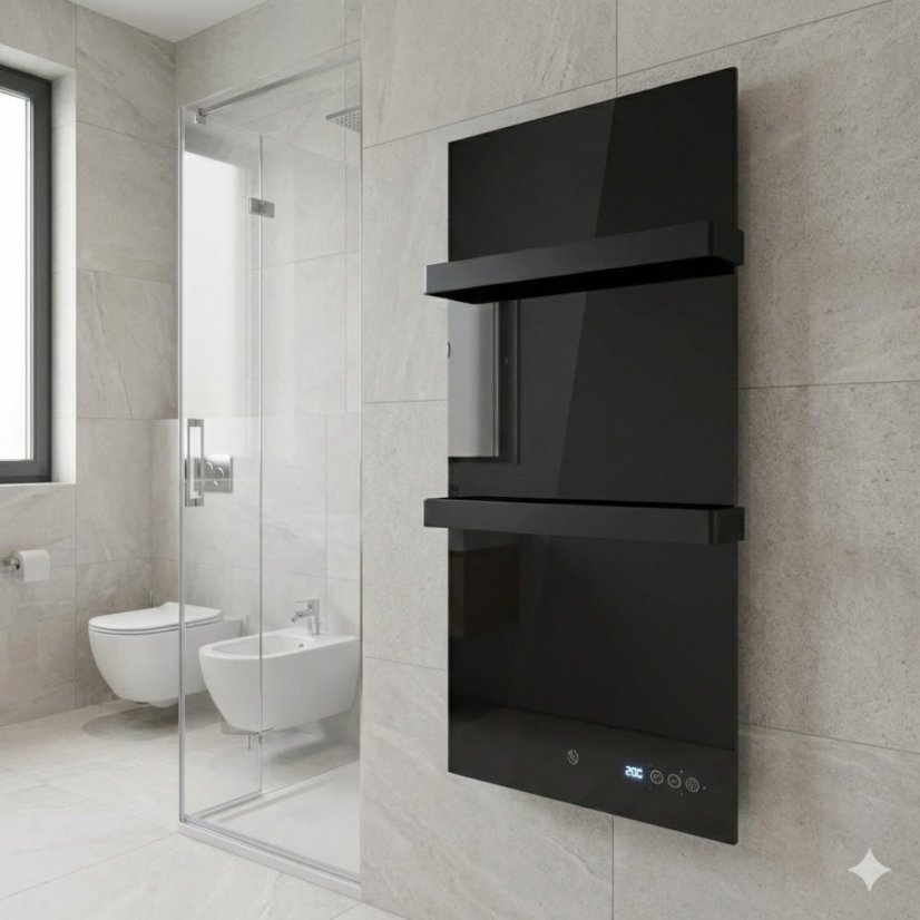 Infrapanel - koupelnový žebřík bílý s WiFi 800W