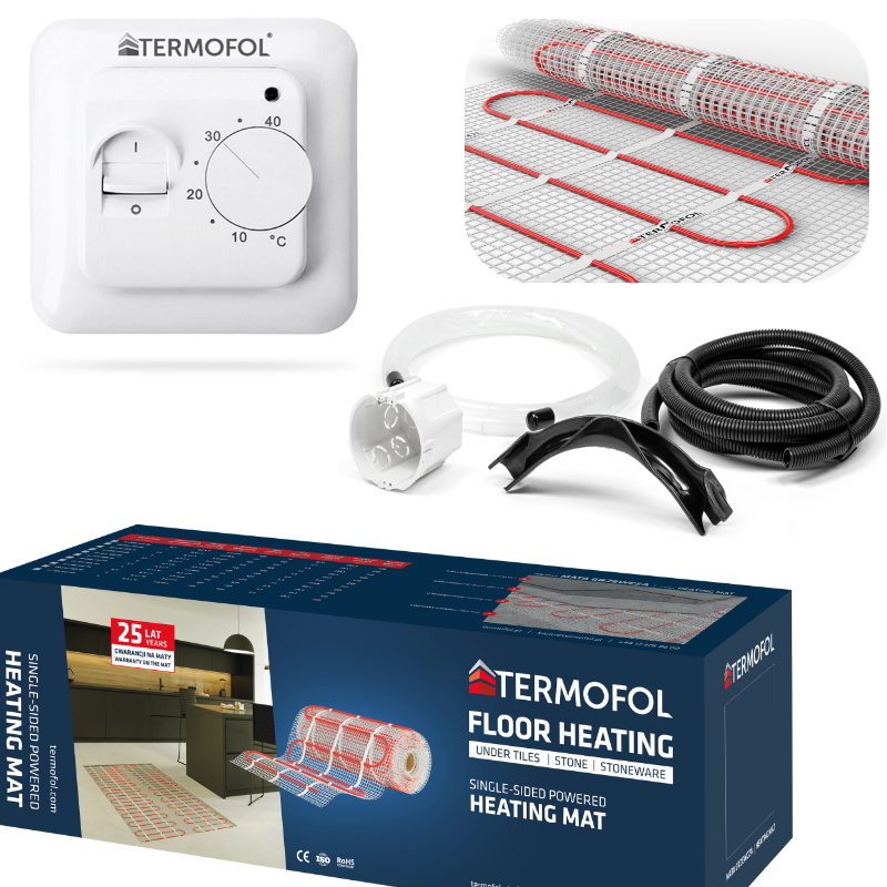 Topná rohož s termostatem H3 (instalační set)