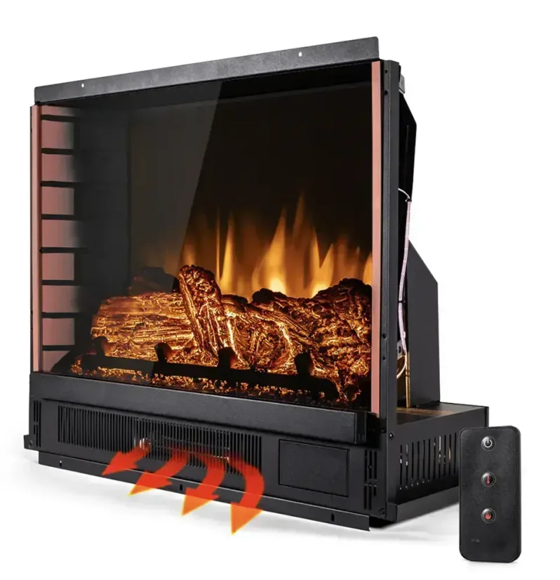 Elektrický krb Termofol TF-EF-1323-90 určený k vestavbě (s funkcí vytápění + LED vložka)