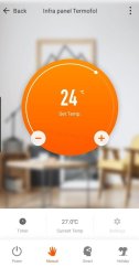 Infrapanel SWT 1000 - WiFi s potiskem vzor 39 (Chytrá detekce otevřeného okna + dálkové ovládání.)