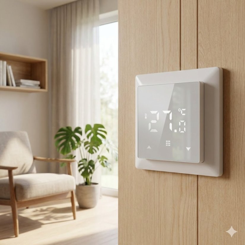 Designový pokojový termostat TF-H6-WiFi IP31