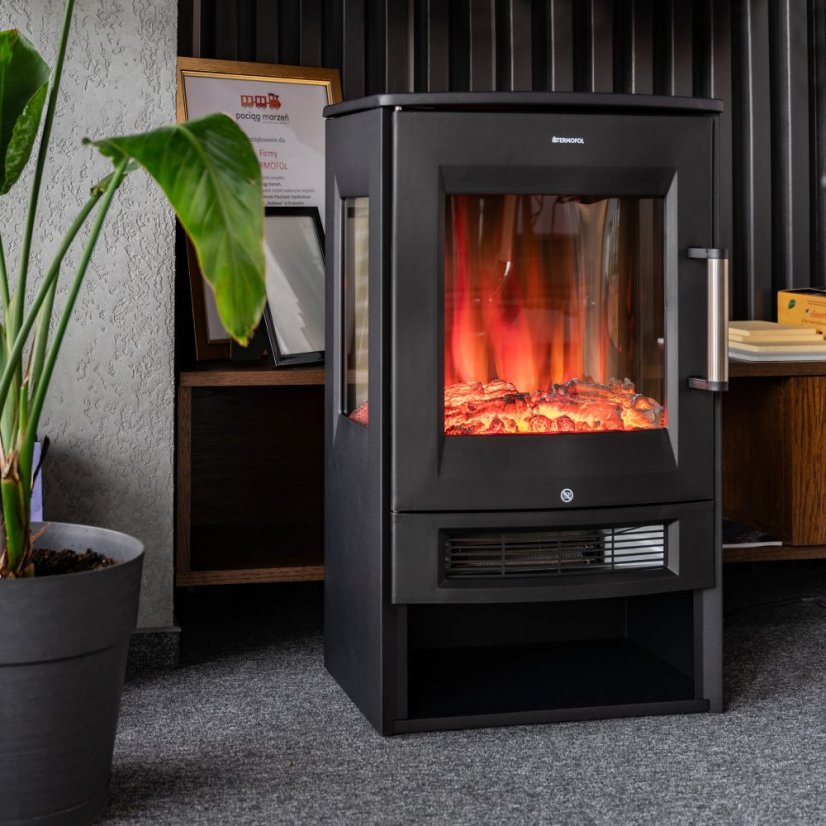 Elektrický krb Termofol LED-EF-1327-10 (Výkon ohřevu 900 - 1800W)