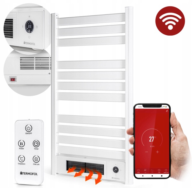 Elektrický žebřík Termofol TF-TRW-O2 - 2000W - WiFi (Výkon 2000W)