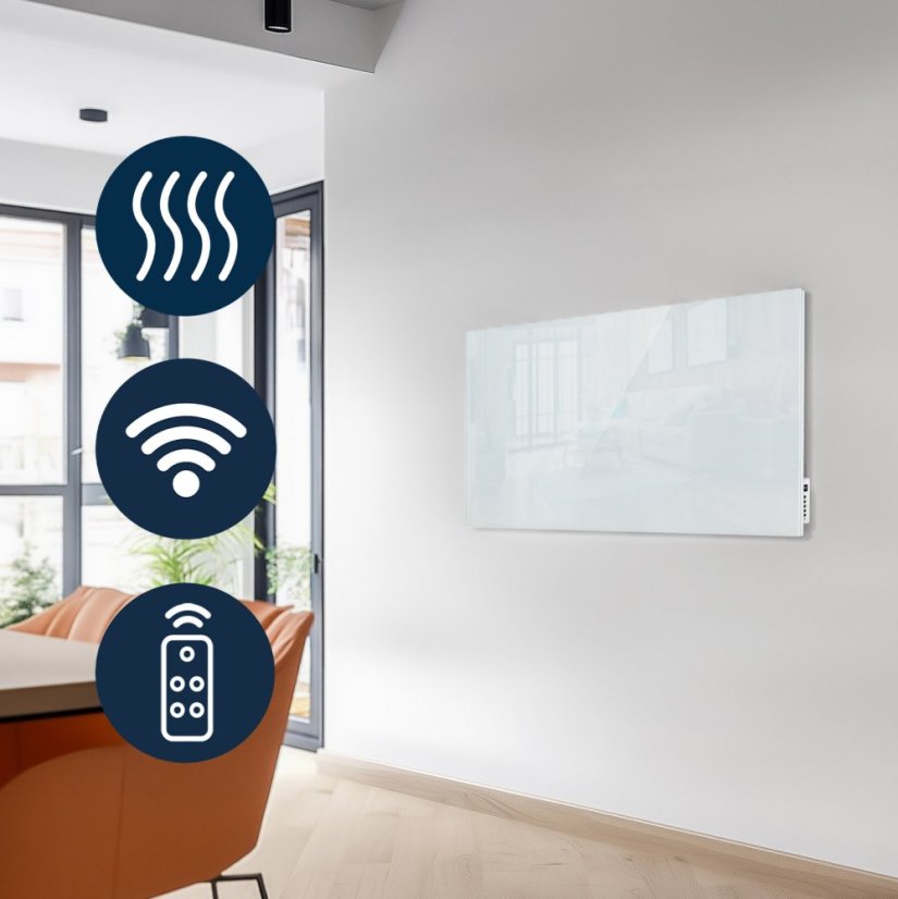 Skleněný infrapanel GW700W - WiFi