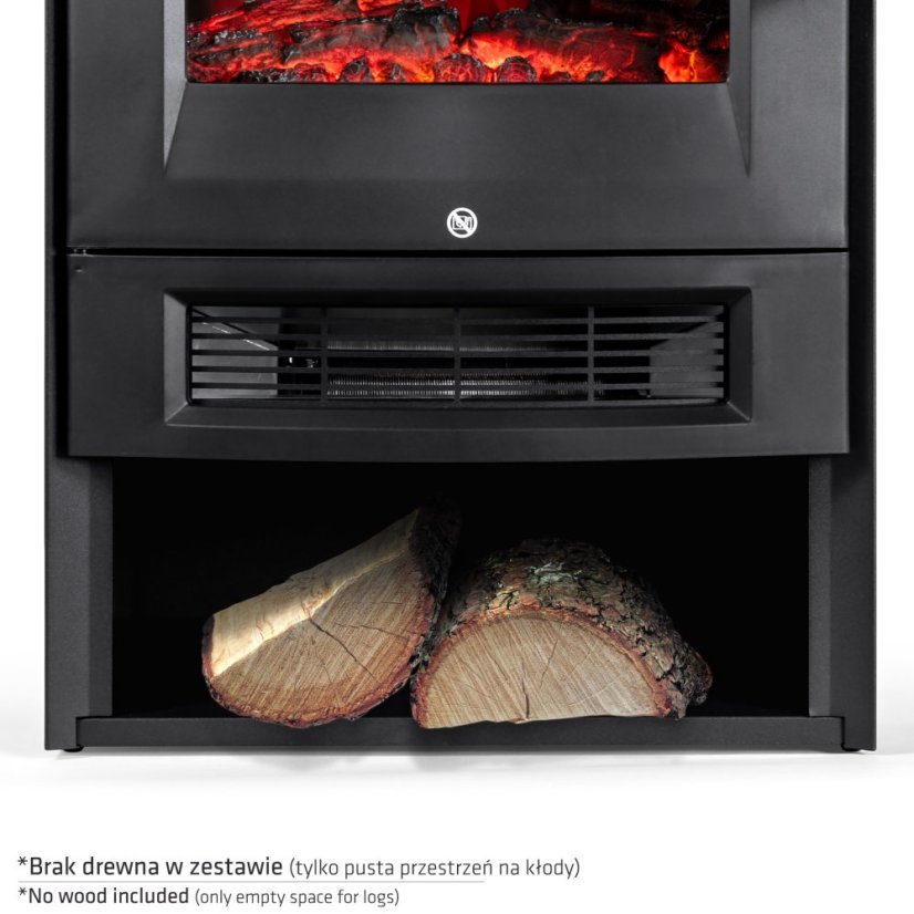 Elektrický krb Termofol LED-EF-1327-10 (Výkon ohřevu 900 - 1800W)